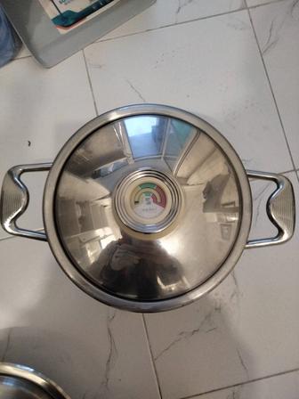 Цептер оригинал кастрюля б/у с термокрышкой