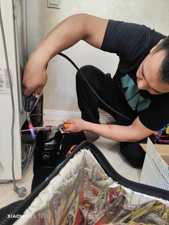 Пайка Медных Алюминиевых Труб Ремонт Холодильника и Морозильника