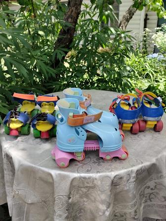 Роликовые коньки размер регулируется