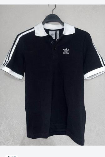 поло adidas черный