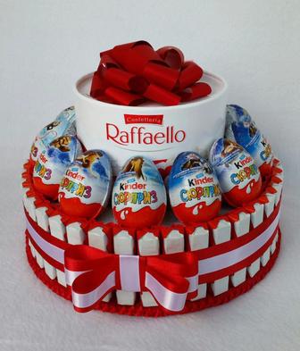 Сладкие боксы и букеты