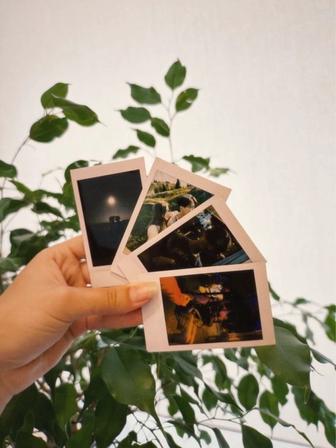 Печать полароид фотографий INSTAX