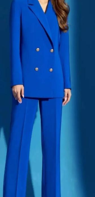 Пиджак синий электрик