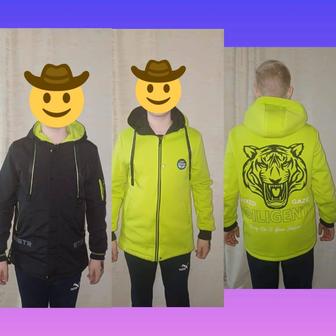 Город Алтай (ВКО,Зыряновск) Продам демисезонную двухстороннюю куртку б/у