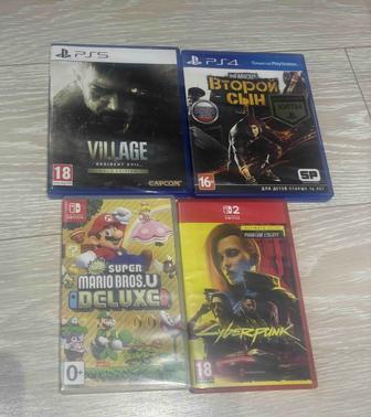 Продам игры на пс 4,5, Нинтендо
