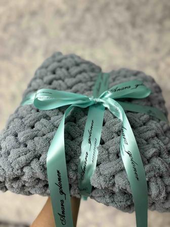 Вязаный плед