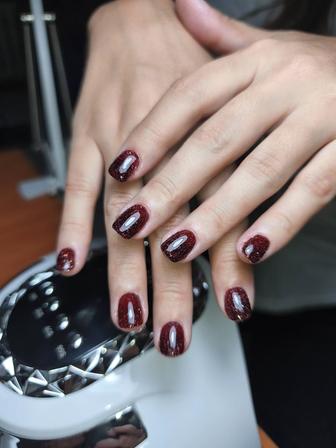 Маникюр гель покрытие