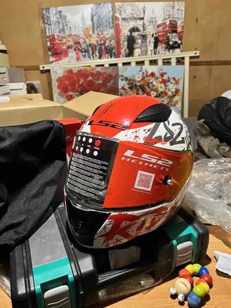 Продам мотошлем LS2 Rapid Red HELMET