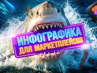 Инфографика Kaspi, WB, Ozon. Дизайн карточек товара.