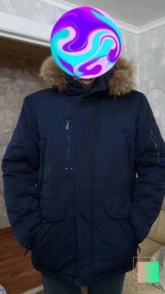 Продам зимнюю мужскую куртку Аляска на верблюжке практически новая размер 5