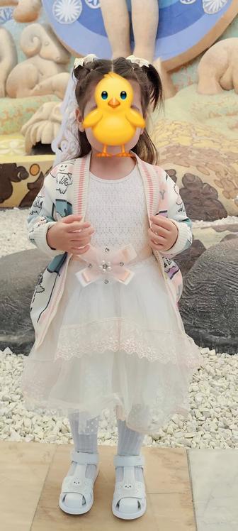 Белое платье для девочки