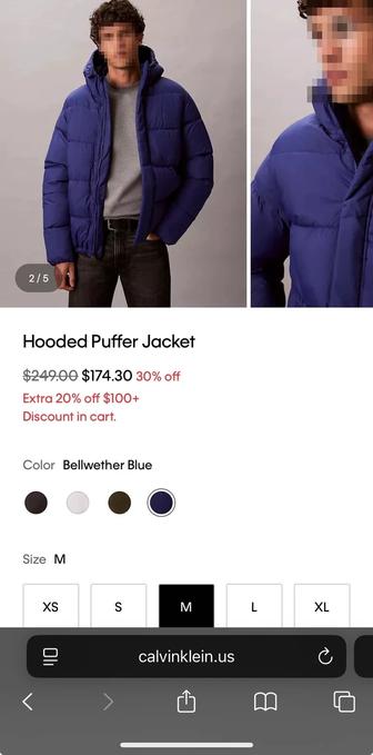 Куртка calvin klein