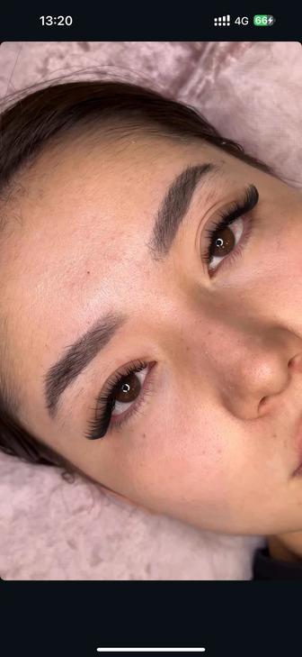 Наращивание ресниц и ламинирование