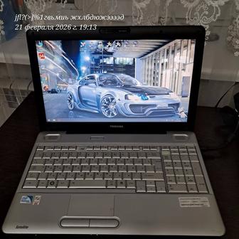 Фирменный ноутбук Toshiba, Dualcore, ОЗУ 4ГБ