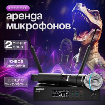 Микрофоны в аренду фирмы SHURE