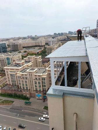 Ремонт балкона утепление обшивка. Пластиковые окна двери замена, установка