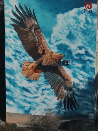 Роспись стен, декорация