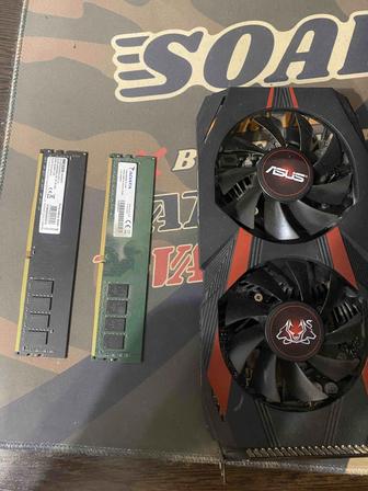 Видеокарта 1050ti 2gb и 16gb ОЗУ DDR4