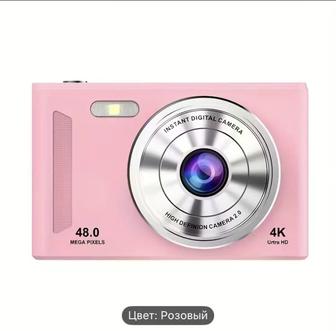 Цифровая камера для начинающих в розовом цвете