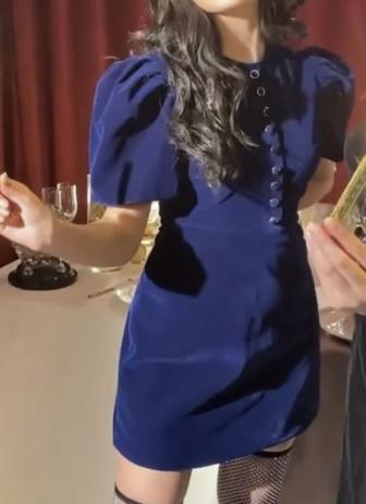 БАРХАТНЫЙ МИНИ-платье