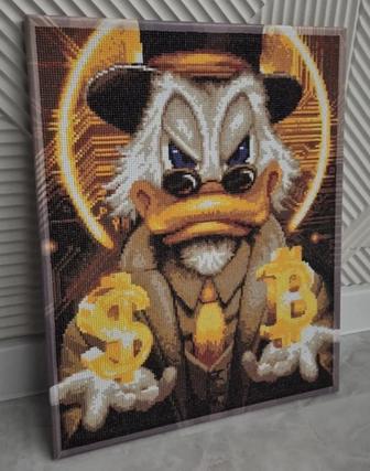 Алмазная картина 40 - 50 в рамке ручная работа