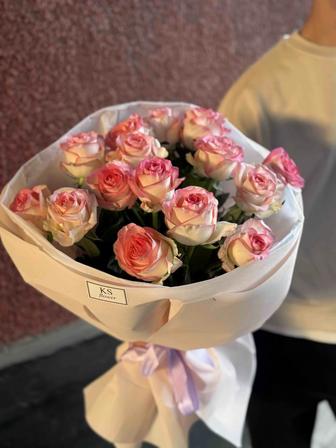 Розы 15 штук