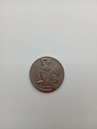 Чехословакия 1 крона 1924 никель