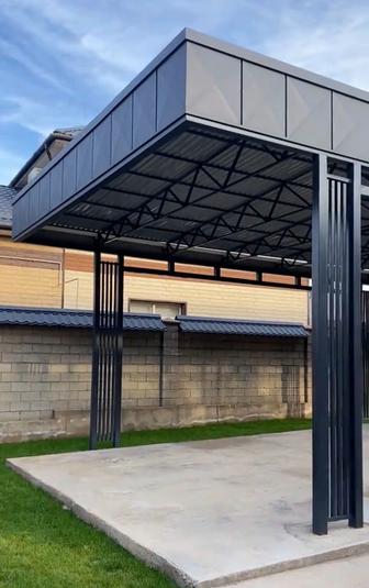 Навес изготовление