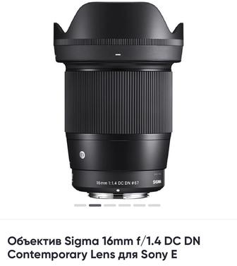 Sigma 16 sony e