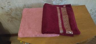Большие банные полотенца , 1000 тг за оба