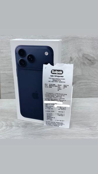 iPhone 17 pro max 256Gb EAC запечатанный