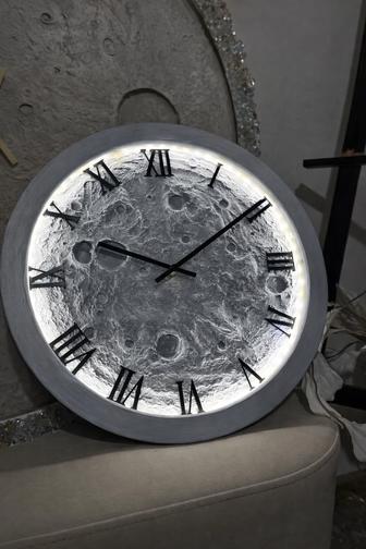 Декор из гипса/часы с подсветкой