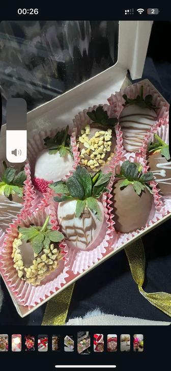 клубника в шоколаде