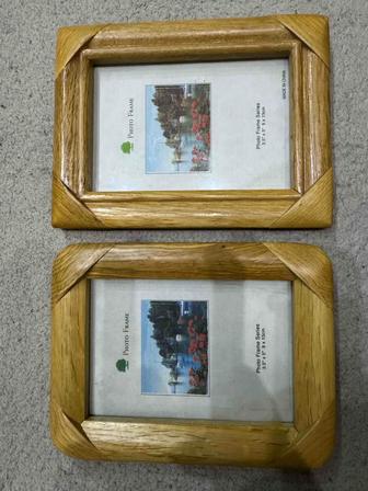 Рамочки для фотографий, деревянные