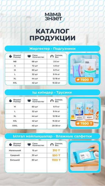 Мама знает трусики и подгузники