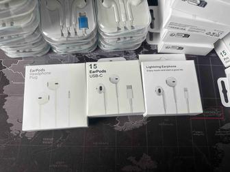 Продам наушники проводные, Aux, TypeC , Lighting.