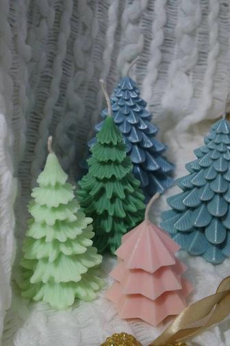 Ёлочка. Свеча Ёлочка. Новогодняя елочка