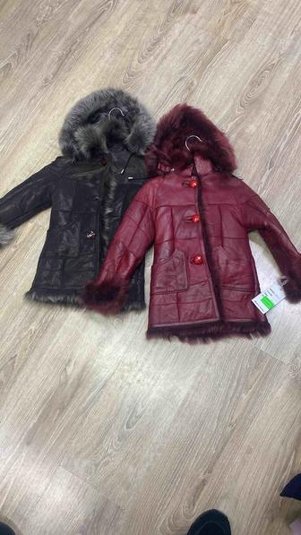 Дубленки детские из натурального меха