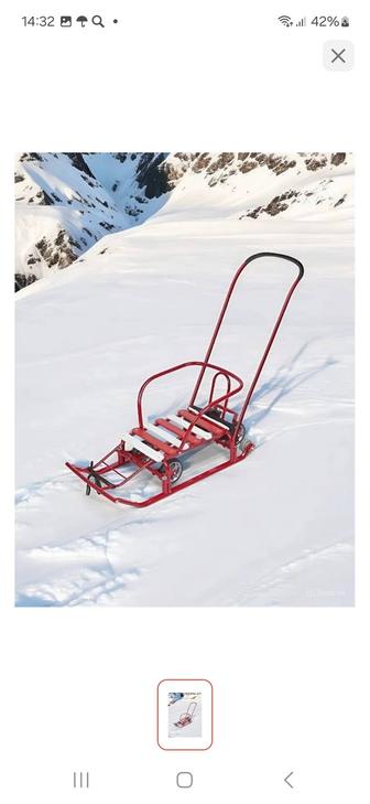 Продам санки в хорошем состояний