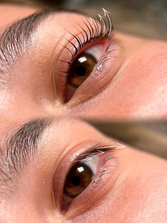 Ламинирование ресниц и бровей