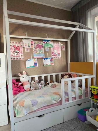Продаю детские кровати домики в скандинавском стиле 160/80 с матрасами