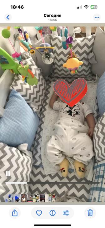 Бортики для кровати детские