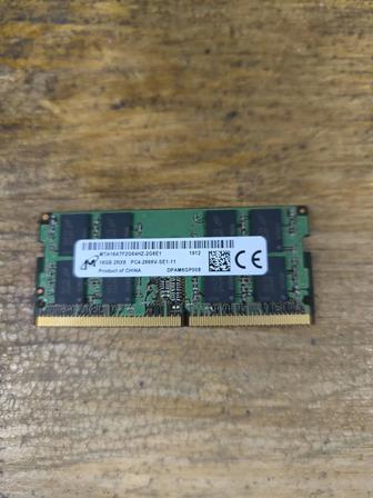 Ram озу для ноутбука Micron 16Gb DDR4 2666Mhz, sodimm