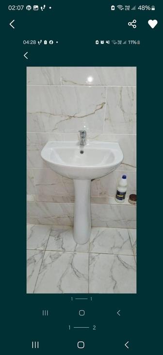 Продам 2 раковины 1 биде 1 зеркало