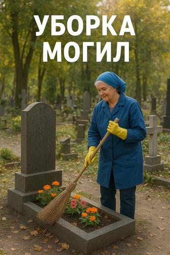 Уборка могил в Алматы и Алматинской области