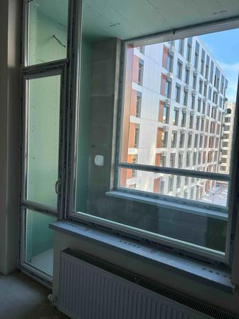 Пластиковое окно с дверью