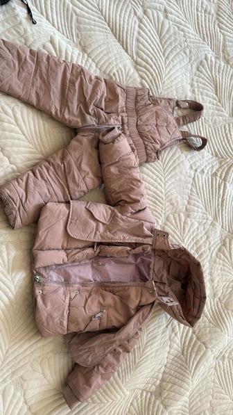 Зимняя куртка для девочек 1-2годика