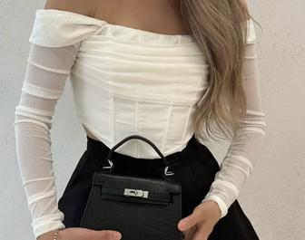 корсетный топ в двух расцветках XL
