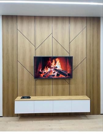 Установка бамбуковых панелей, откосы, работа с фрезой!