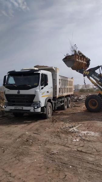 Вывоз снега мусора услуги самосвалов